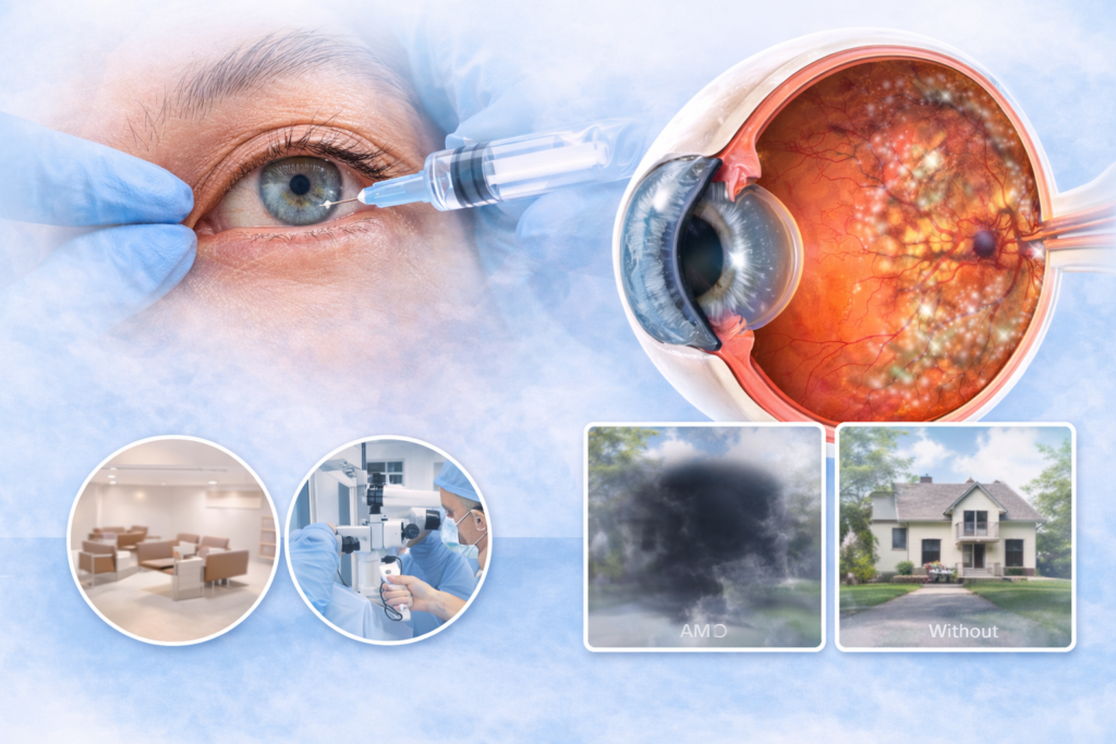 Leczenie AMD i iniekcje doszklistkowe – skuteczna terapia zwyrodnienia plamki żółtej